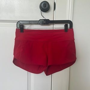 Lululemon 2.5 inch speed up shorts